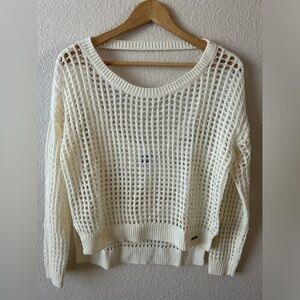 Roxy Crochet Coverup Sweater